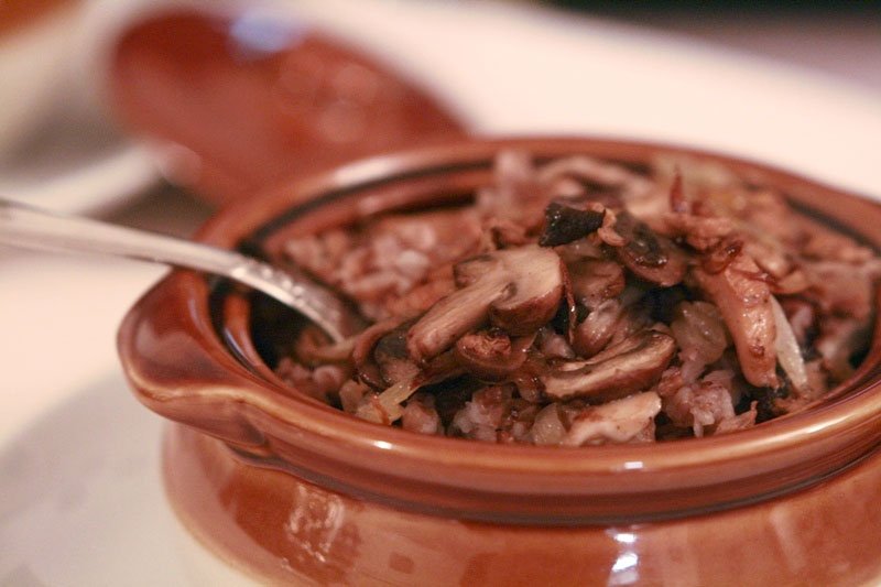 Buckwheat with Mushrooms and onions