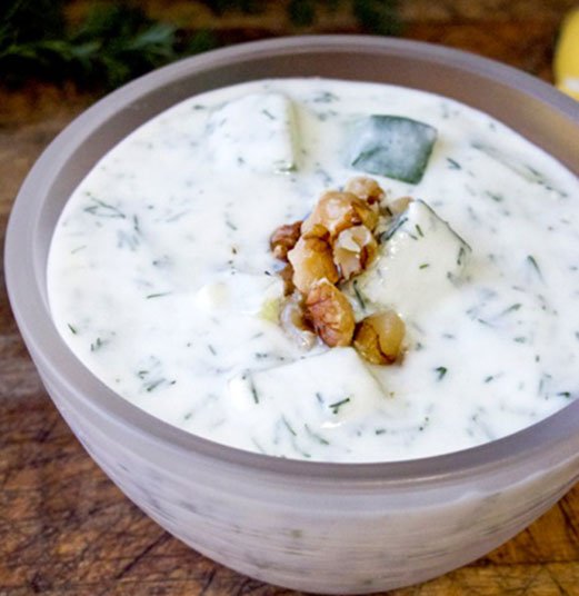 Bulgarian Chilled Yogurt Cucumber Soup