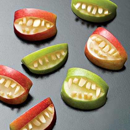 Halloween Apple Bites