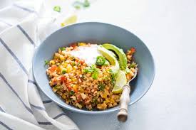 Cauliflower Rice Burrito Bowl